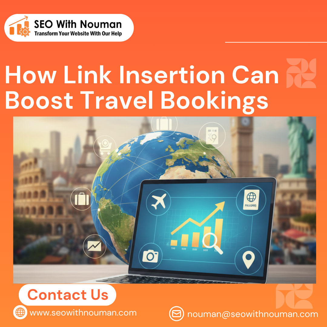 Link insertion strategy increases travel bookings for travel businesses.