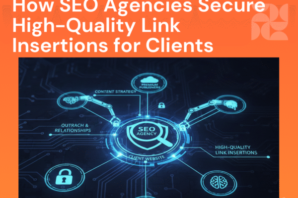 SEO agency professionals are placing high-quality links for client websites.