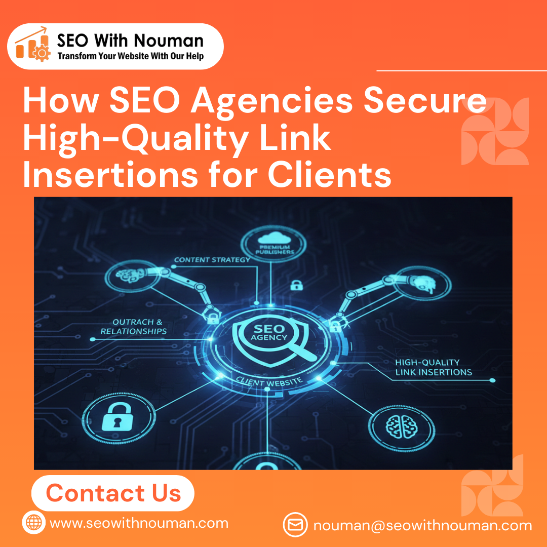 SEO agency professionals are placing high-quality links for client websites.